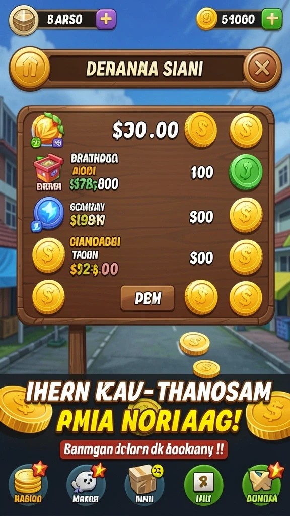 Tampilan awal yang menarik dan penuh warna.