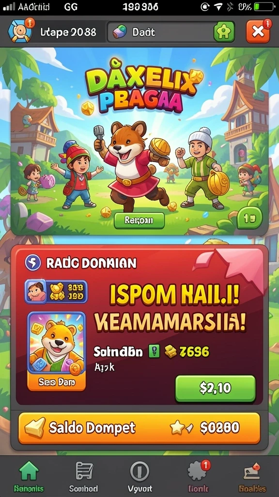 Tampilan antarmuka yang menarik dan user-friendly.
