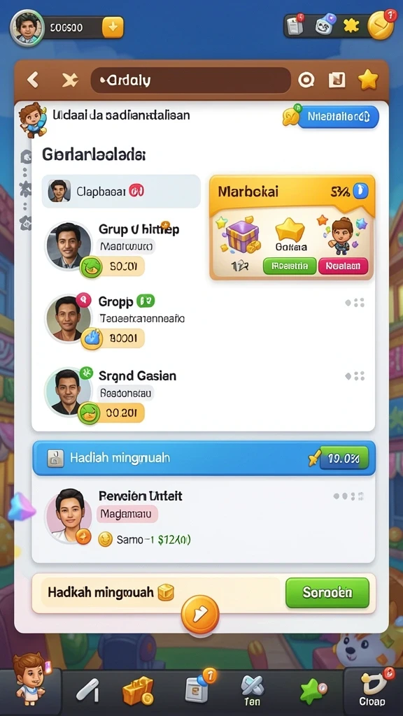 Tampilan utama dengan karakter menarik dari <strong>7GAME</strong>.