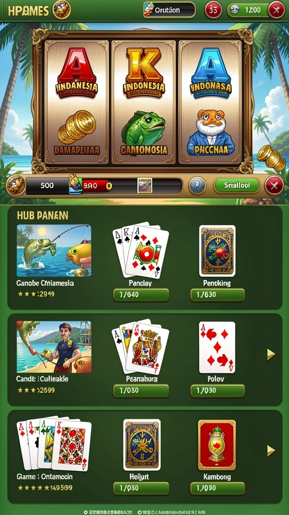 Berbagai karakter unik yang dapat dipilih oleh pemain.