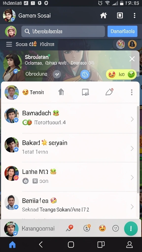 Fitur multiplayer yang memungkinkan permainan bersama teman.