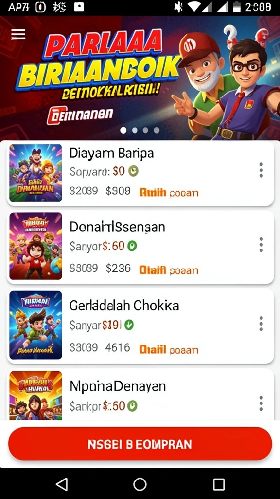 Fitur pembaruan konten yang selalu menarik.