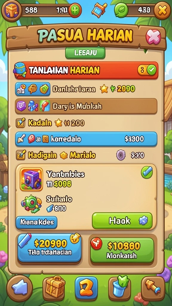 Tampilan antarmuka yang ramah pengguna.