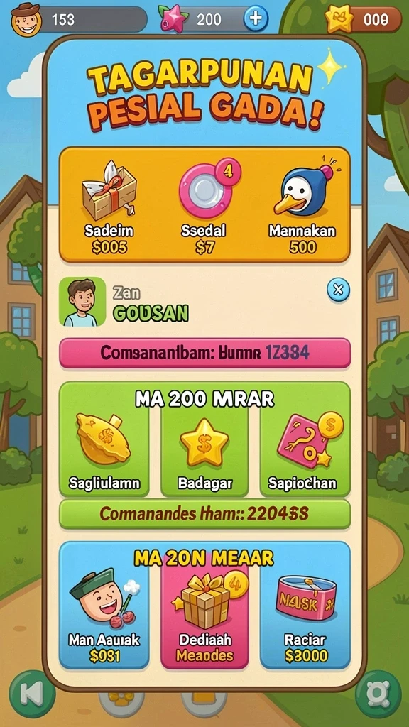 Pengaturan permainan yang mudah dan intuitif.