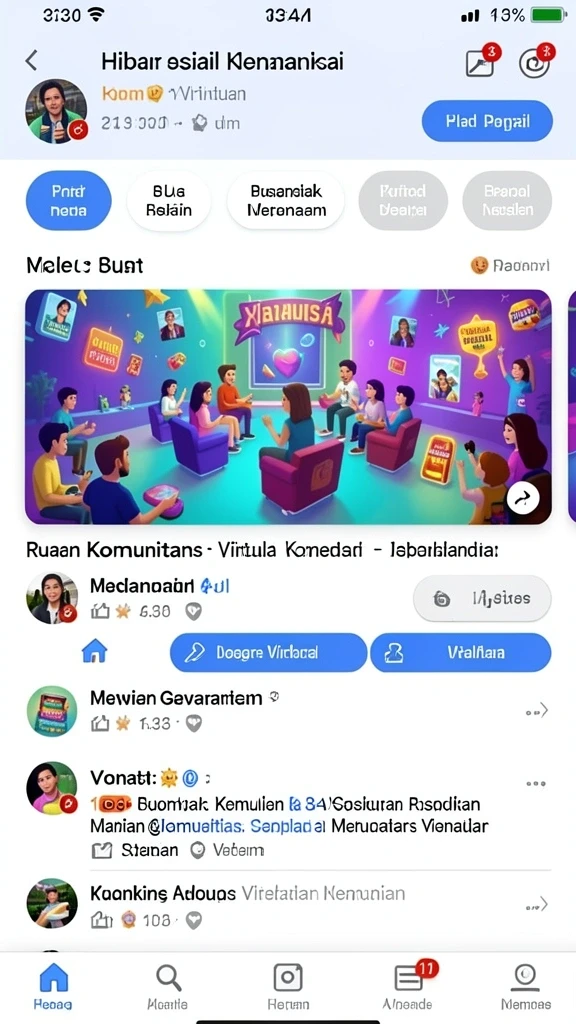 Pengaturan mode multiplayer yang seru.