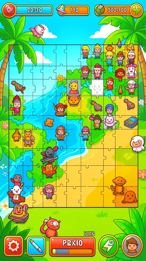 Tampilan awal game yang memukau dan menarik.