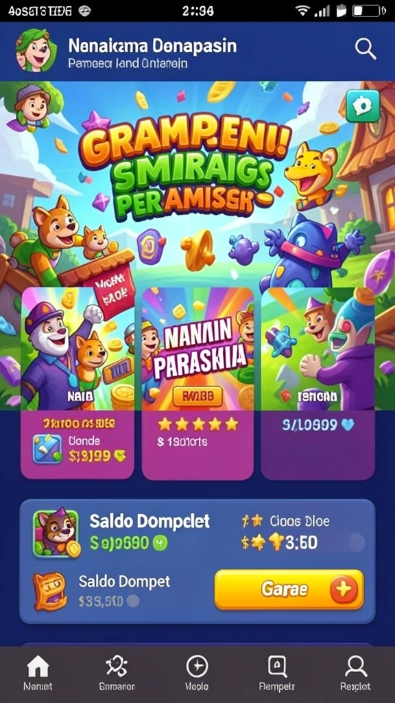 Fitur sosial yang memungkinkan interaksi antar pemain.