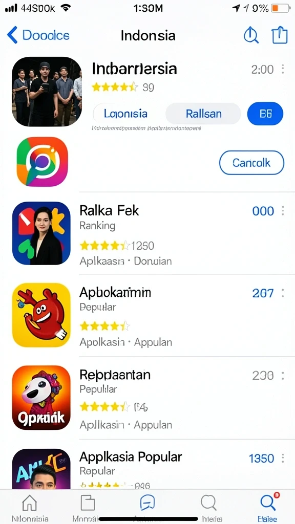 Tampilan awal yang menarik dan user-friendly.