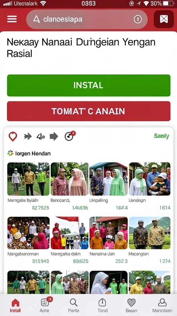 Antarmuka permainan yang menarik dan mudah dipahami.