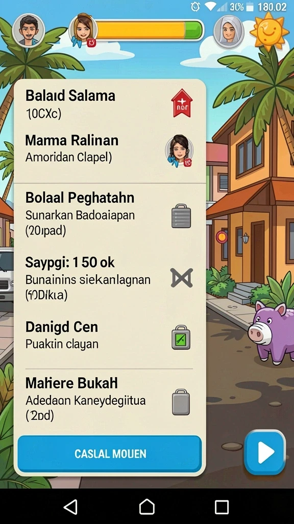 Tampilan awal game HOKITIME yang menarik.