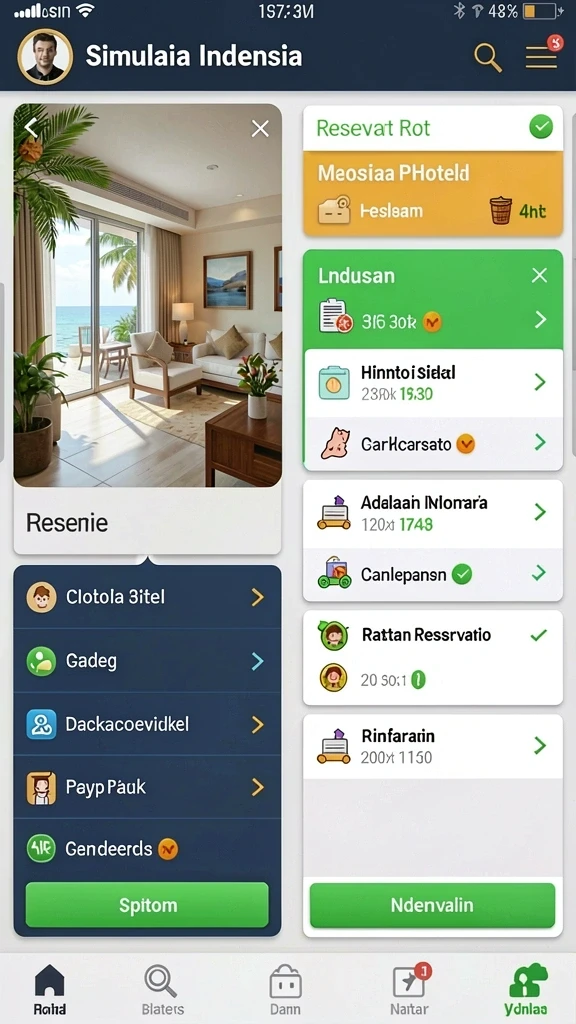 Interaktif dengan teman-teman di mode multiplayer.
