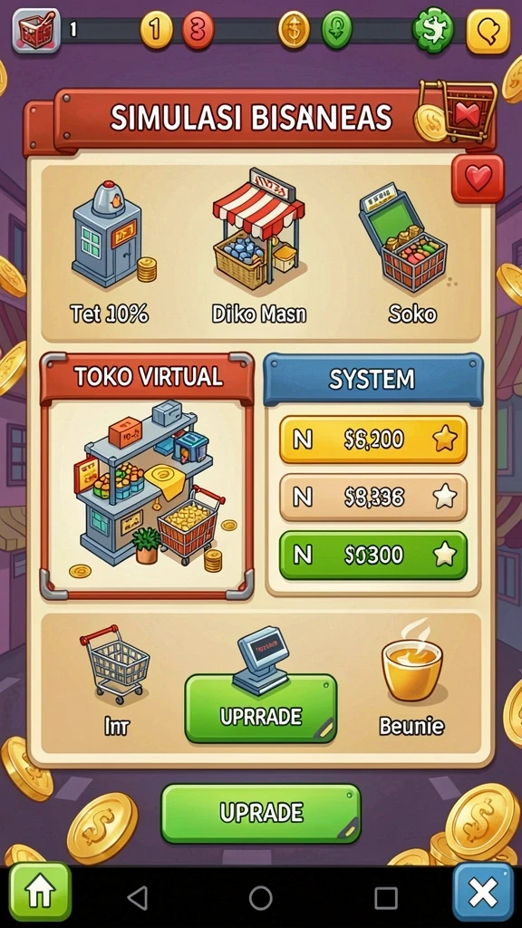 Screenshot dari level yang menantang dan mendebarkan.