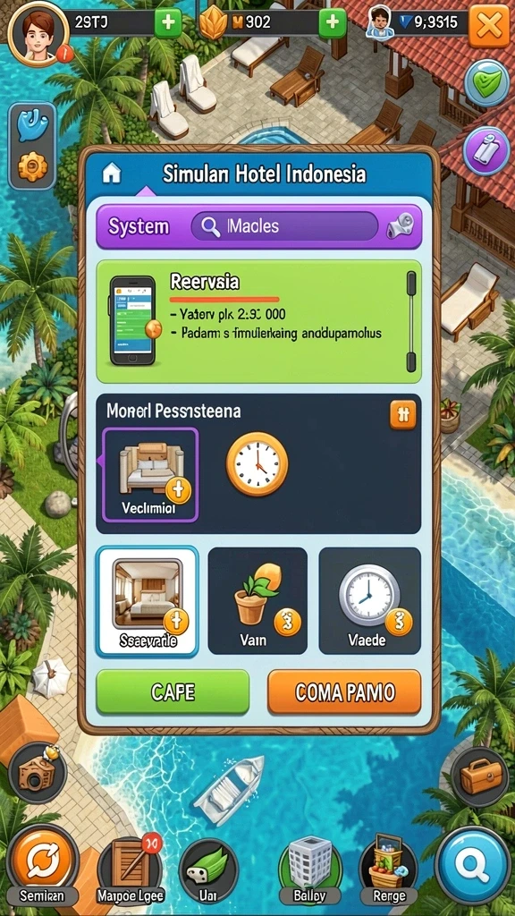 Screenshot memperlihatkan item baru yang diperkenalkan.