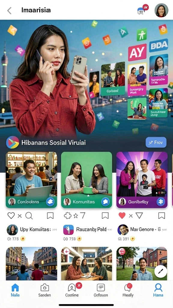 Pengguna bersaing dalam mode multiplayer.