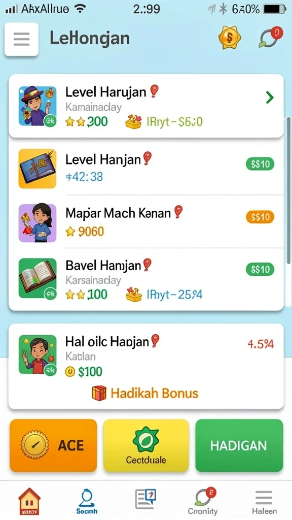 Tampilan antarmuka yang menarik dan user-friendly.