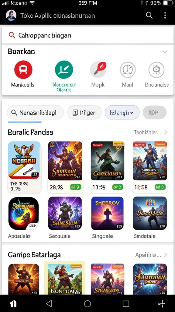 Grafis yang memukau, membuat pengalaman bermain semakin menarik.
