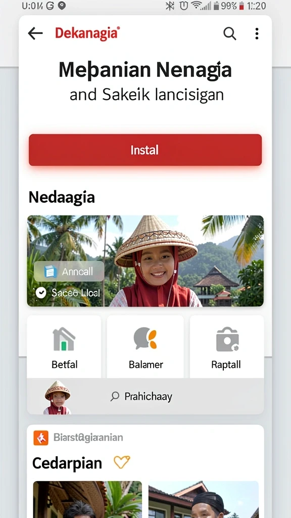 Screenshot tampilan utama MERAHTOTO yang menarik.