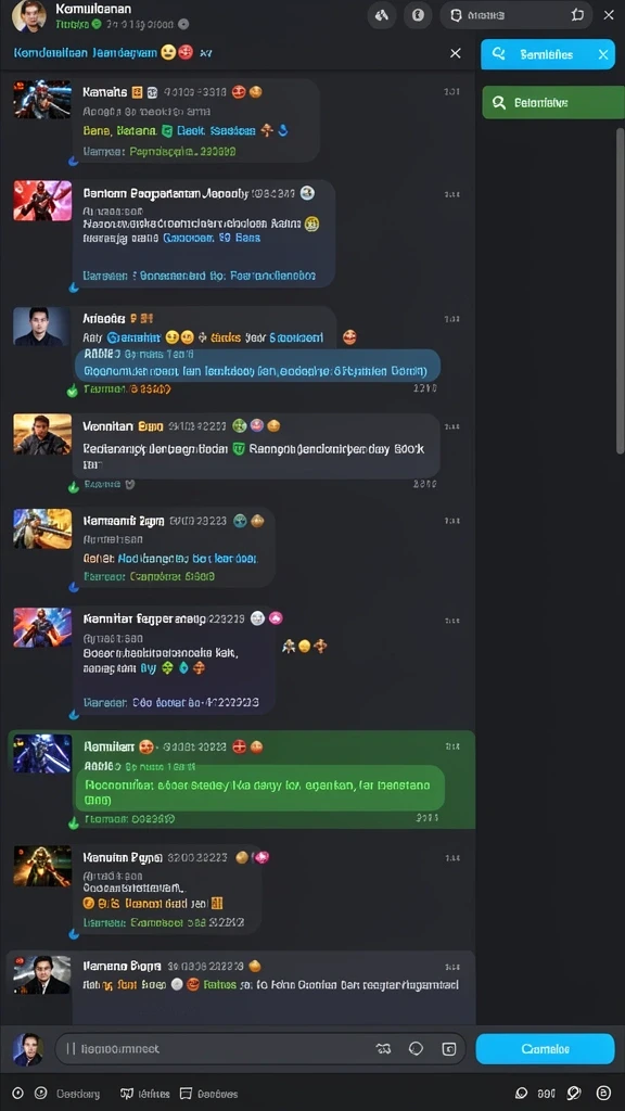 Desain karakter yang menarik untuk para pemain.
