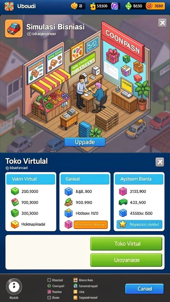 Tampilan antarmuka OHTOGEL yang menarik dan modern.