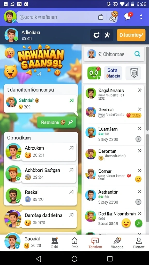 Tampilan antarmuka yang user-friendly.