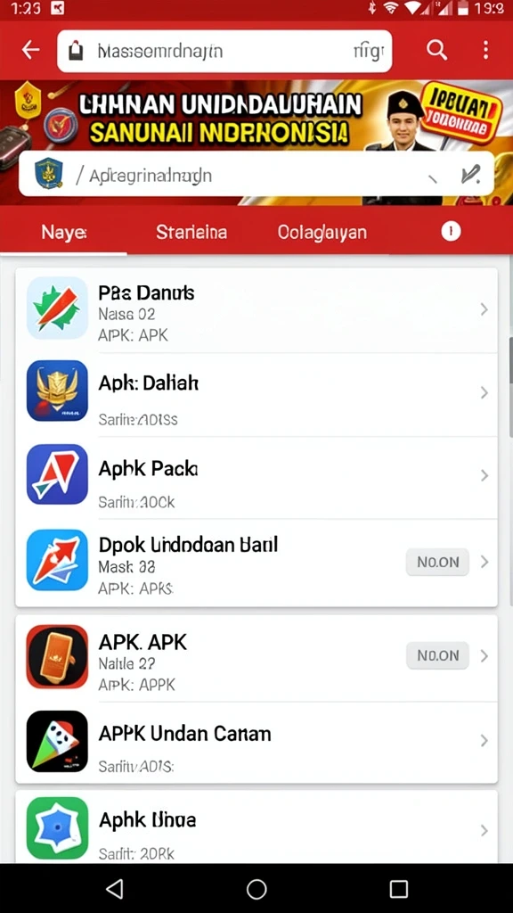Gambar karakter unik yang dapat dimainkan.