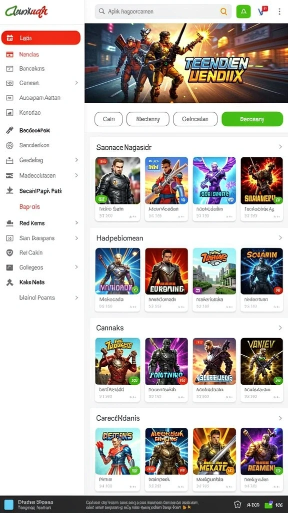 Tampilan utama PGBET dengan grafis yang memukau.
