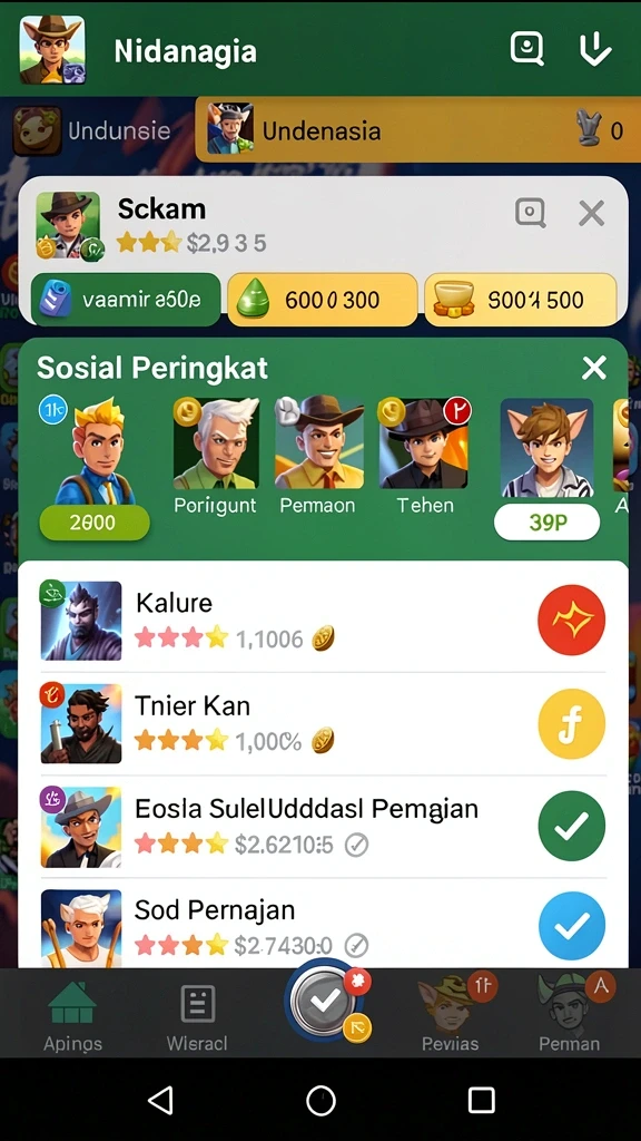 Karakter-karakter unik dengan kemampuan berbeda.