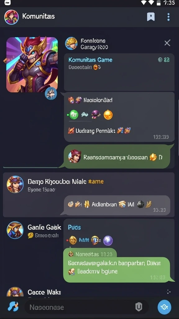 Gameplay seru dalam pertempuran melawan monster.