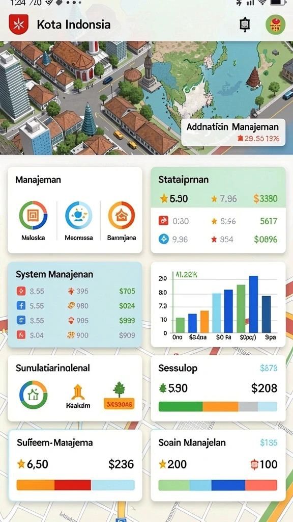 Berbagai karakter menarik untuk dipilih.