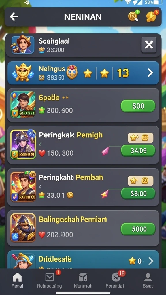 Tampilan antarmuka utama TOGELUP yang menarik.