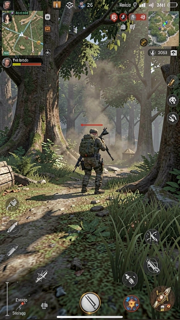 Suasana dunia game yang menakjubkan.